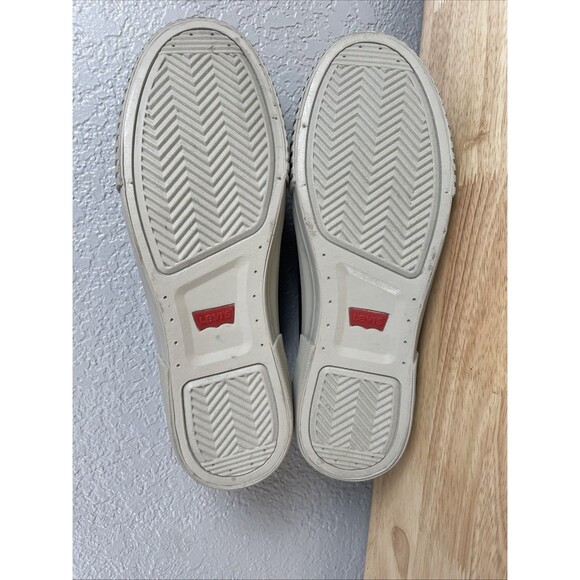 NEW Levi's Men  Anikin Faux Leather Sneakers Size 9 LowTop Black Lace Up Shoes - Picture 7 of 8